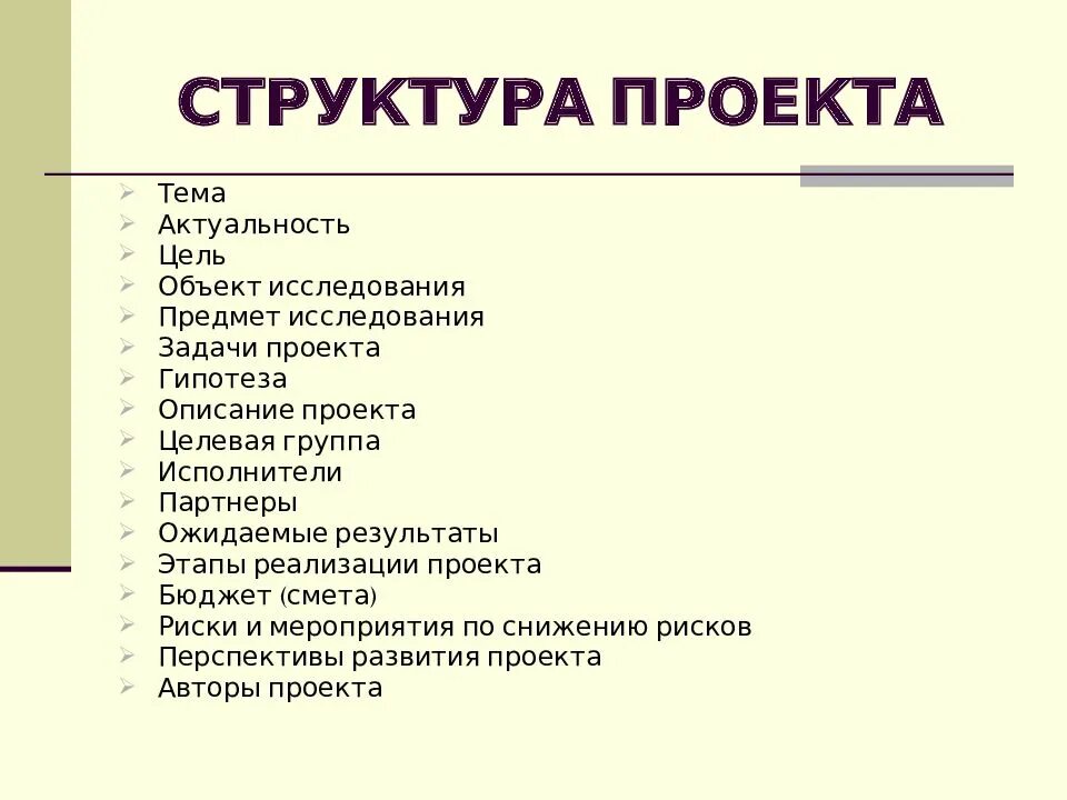 Объект проблема гипотеза. Структура составляющей проекта. Структура проекта 8 класс. Опишите структуру проекта. Цель задачи актуальность проекта.