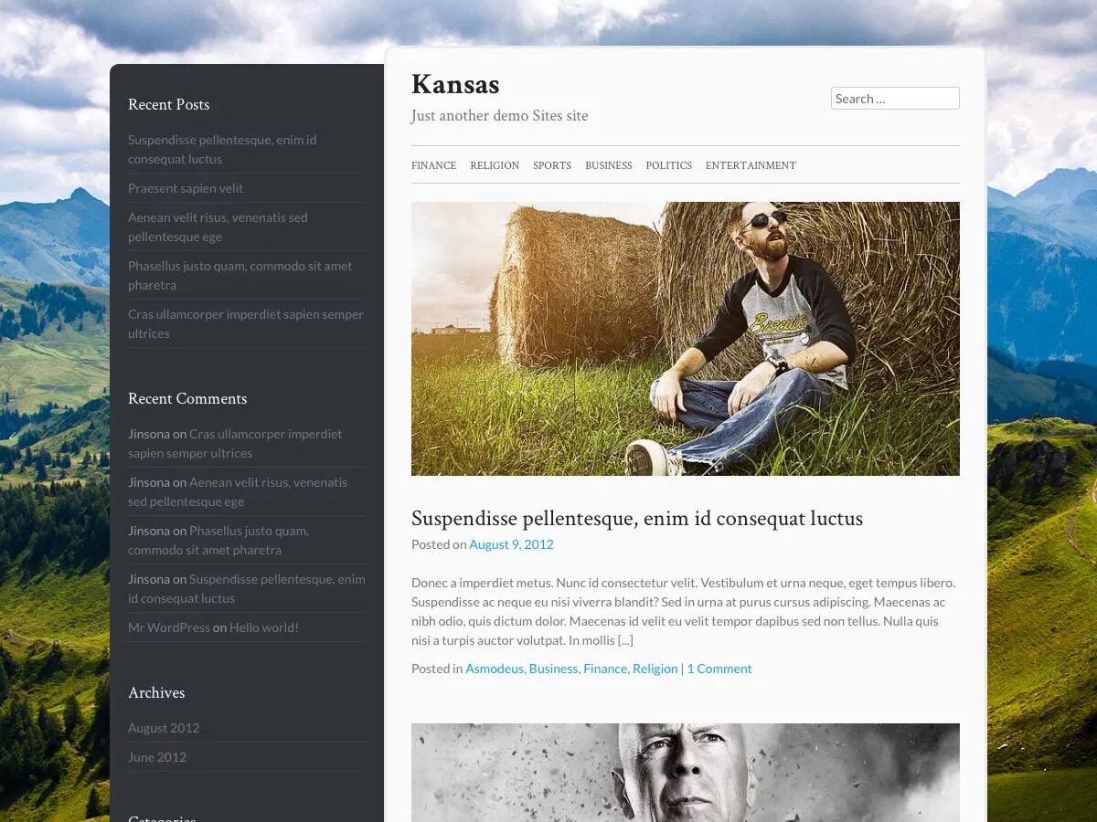 Wordpress blog