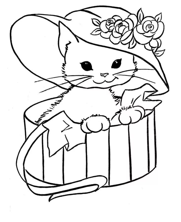 Раскраска кошка распечатать бесплатно формат а4 Disney Aristocats Marie Coloring Pages Cat coloring page, Princess coloring page
