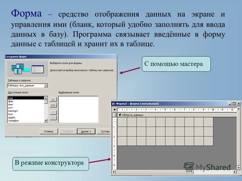 С помощью формы данных можно. Способы отображения данных. Формы отображения информации. Ввод данных в базу данных экранные формы. Данные форма.