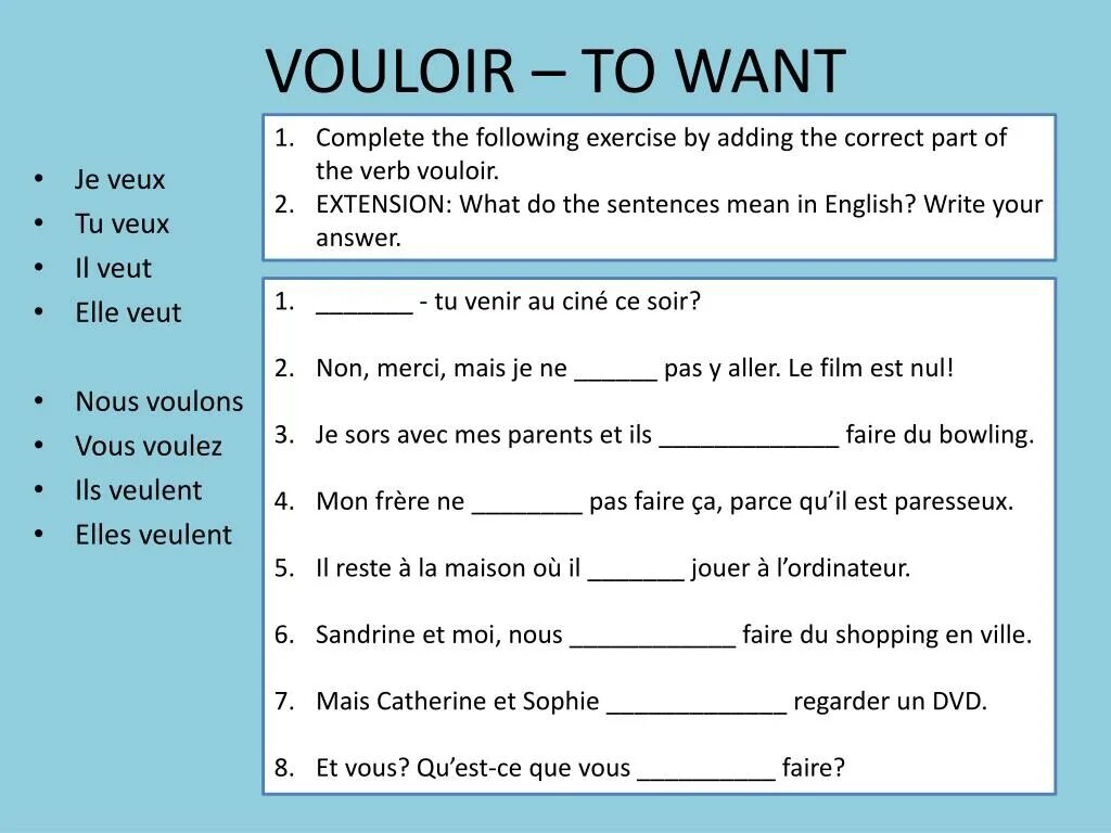 Pouvoir vouloir упражнения. Глагол pouvoir упражнения. Упражнение с глаголом devoir. Pouvoir devoir vouloir упражнения.