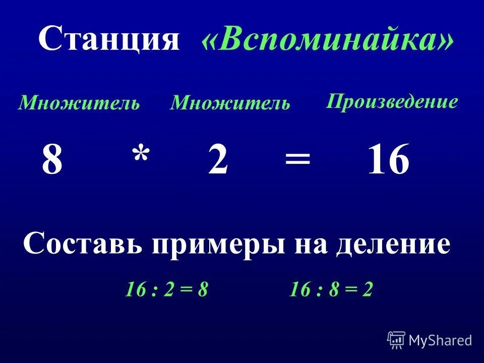 Как связан каждый множитель с произведением