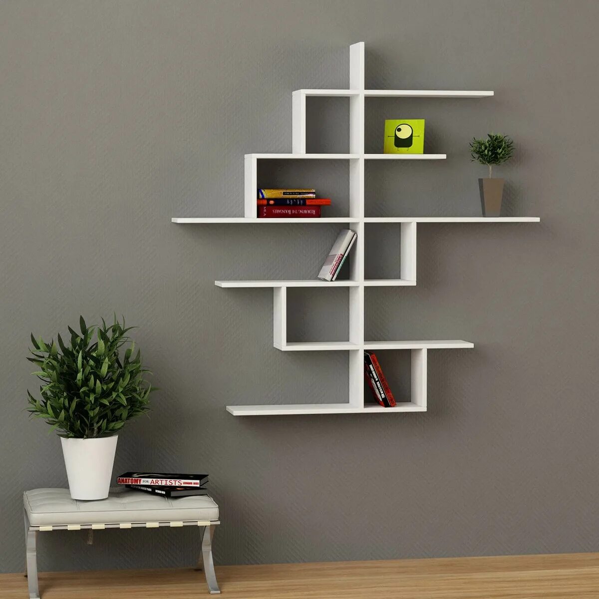 Настенные полки цена. Полка "Wall Shelf-s (bas WL-001)" белая. Полочки на стену. Стильные полки. Многоуровневые полочки.