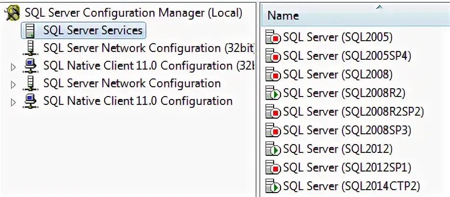 Экземпляры sql server