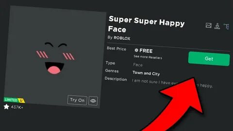 Бесплатное лицо в roblox