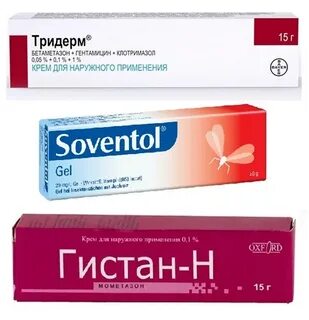 Антигистаминные мази при зуде кожи