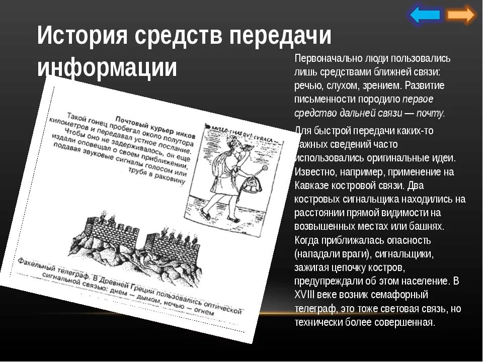 История информации статьи. История развития передачи информации. История средств передачи информации сообщение. История передачи информации Информатика. История средств передачи информации презентация.