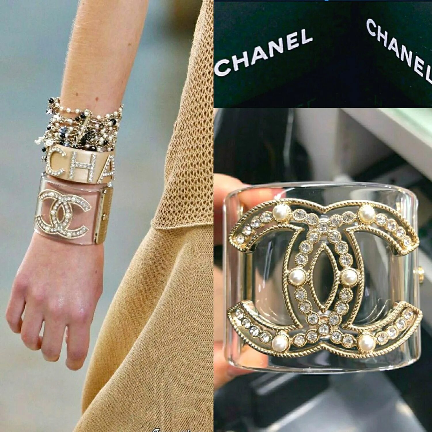Браслет манжета Chanel