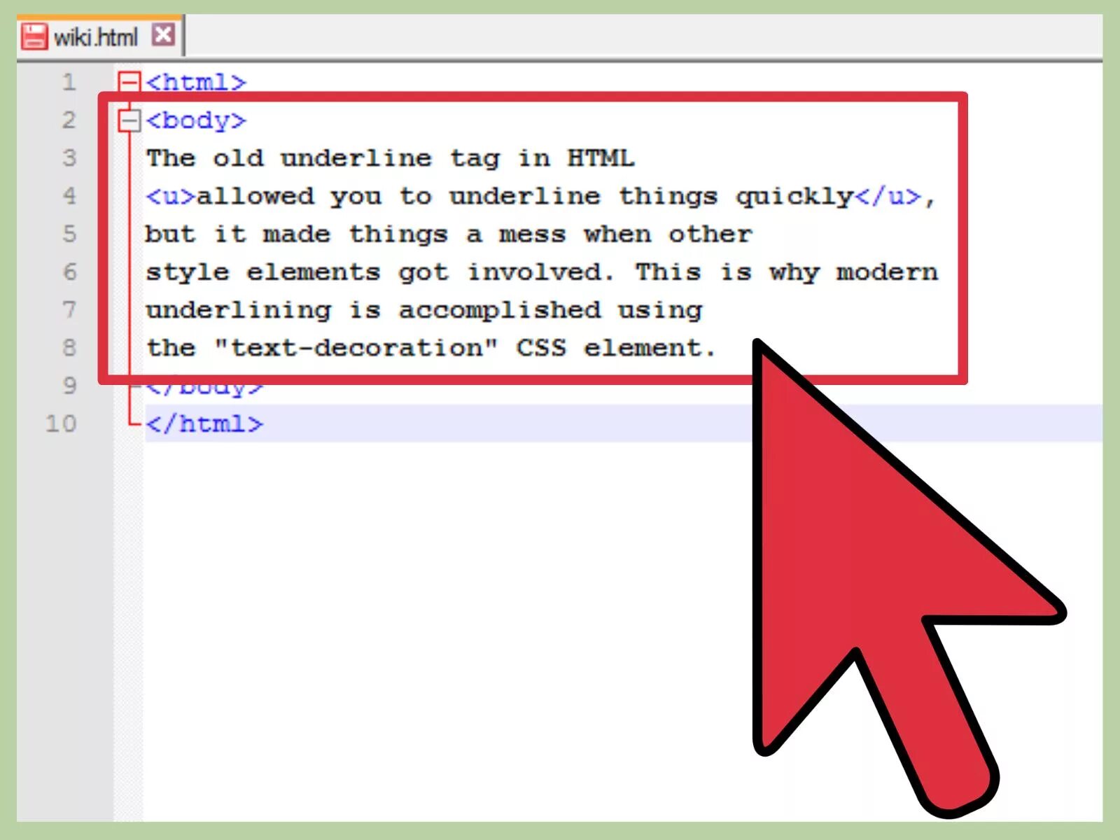 Underlined text. Html underline text. Underline html tag. Underline CSS.