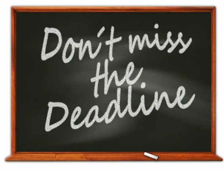 Which don t be. Deadline картинка. мисс дедлайн. don&#039;t miss. дедлайн на английском.