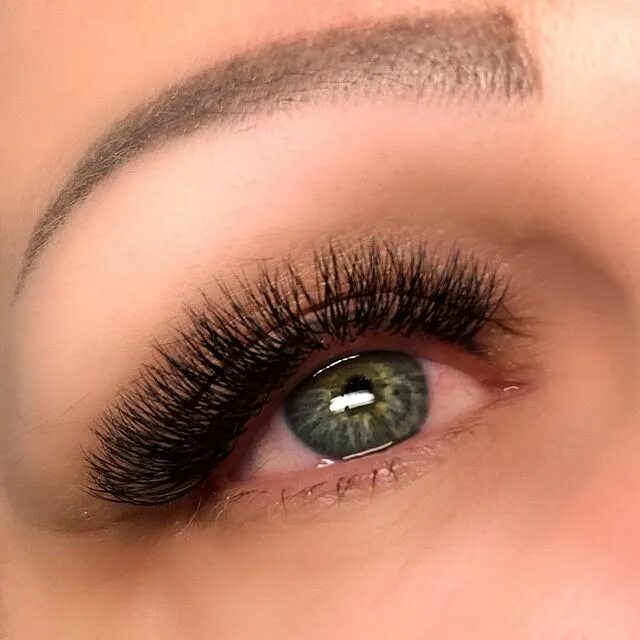 наращивание ресниц 12мм