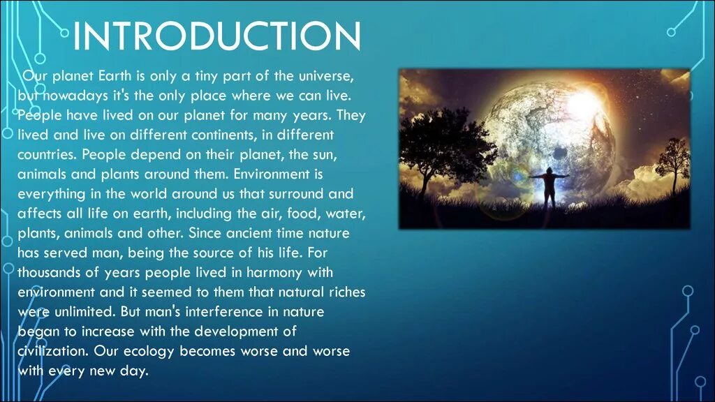 People lived in harmony with. Презентация in Harmony with nature. Презентация Global Issues. The Earth text. People depend on the Planet.