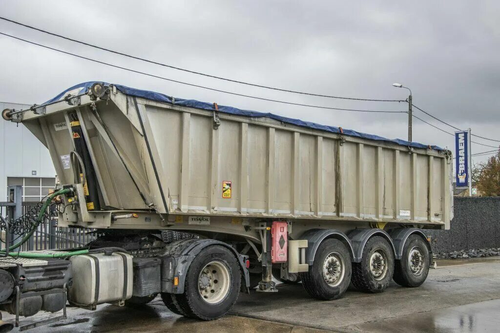 Алу 24. Самосвальный полуприцеп Tisvol. Galtrailer.