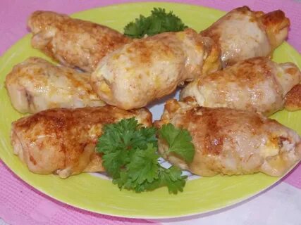 Рулеты из филе бедра курицы