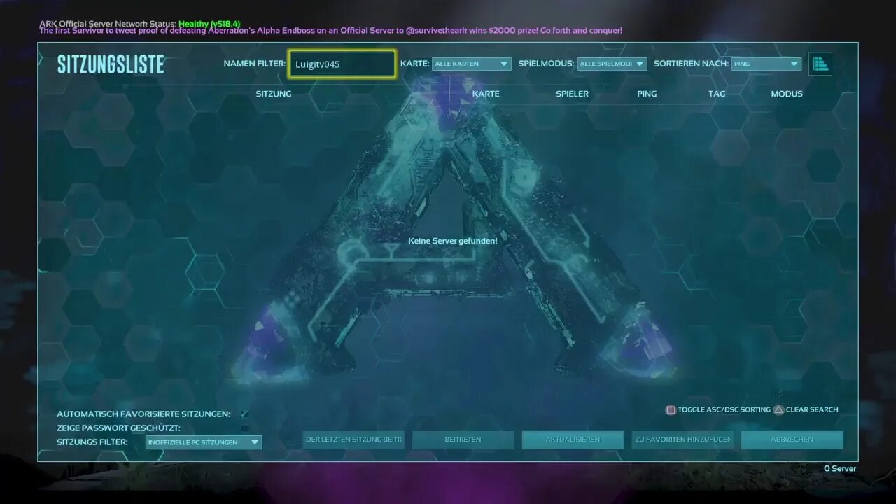 There another pending session ark