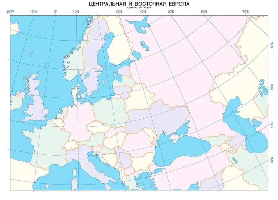 Контурная карта восточной европы с границами государств. Карта центральной европы на фон. Карта европы контурная 21 века. Контурная карта центральной европы. Контурная политическая карта европы с границами государств.