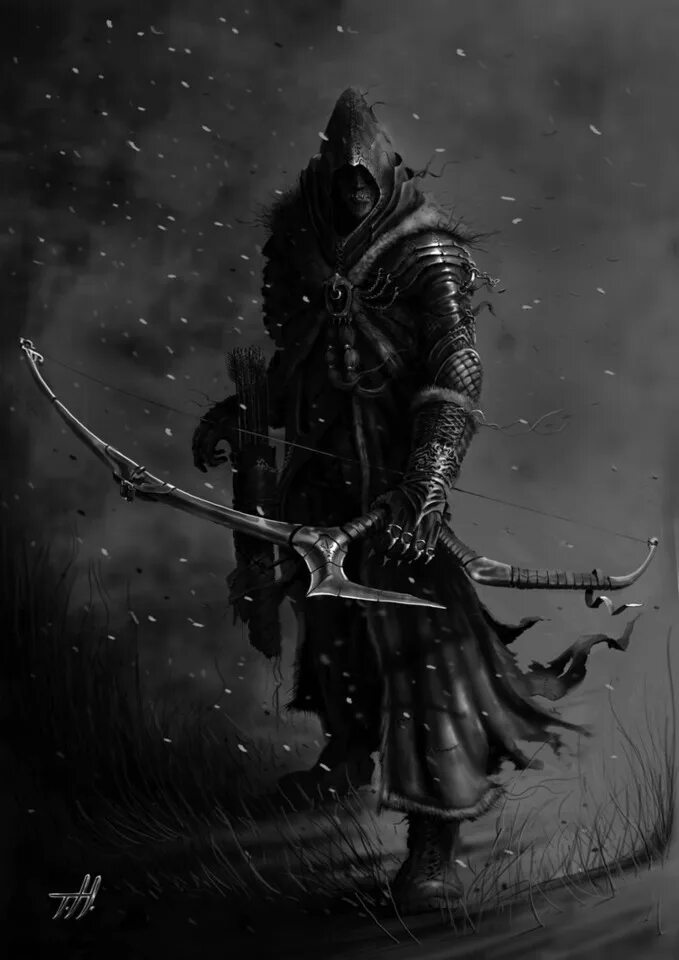 Темный эльф воин лучник арт. Закат в лесу. Черный лучник. Рыцарь дунэдайн. Лук и стрелы эстетика.