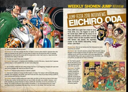 ...Eiichiro Oda trong sự kiện Jump Festa gần đây nhất đã hé lộ những thông ...