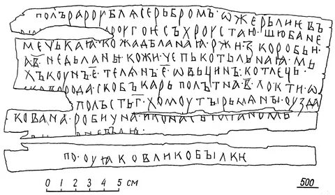 Берестяные грамоты указы