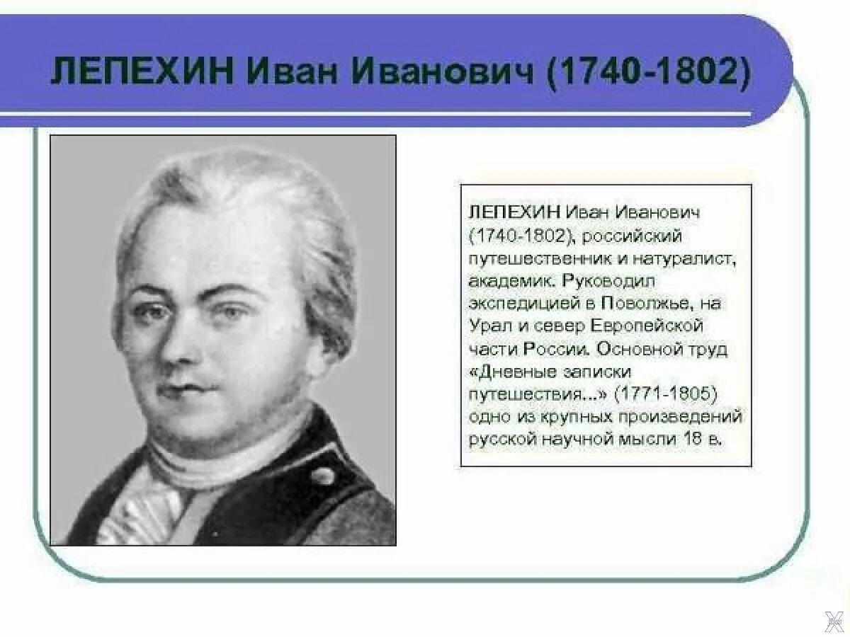 Какой ученый возглавлял экспедицию в северную америку. Лепехин путешественник.