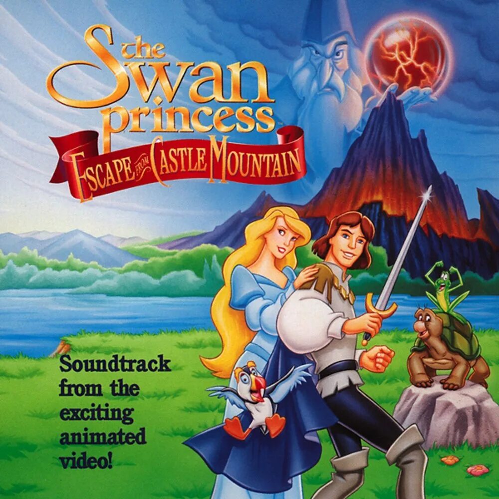 Принцесса лебедь 2 тайна замка 1997. Принцесса лебедь тайна замка. The Swan Princess Дэвид Зиппель. Принцесса лебедь кассета.