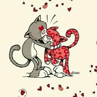 С днем влюбленных котиков