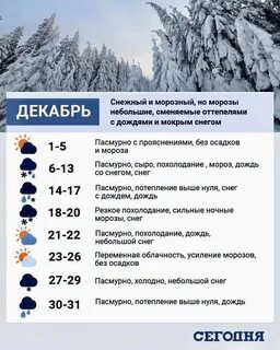 Когда будет зима сколько дней