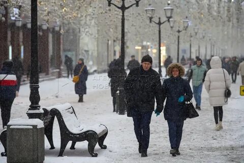 Снег в 2023 году в москве
