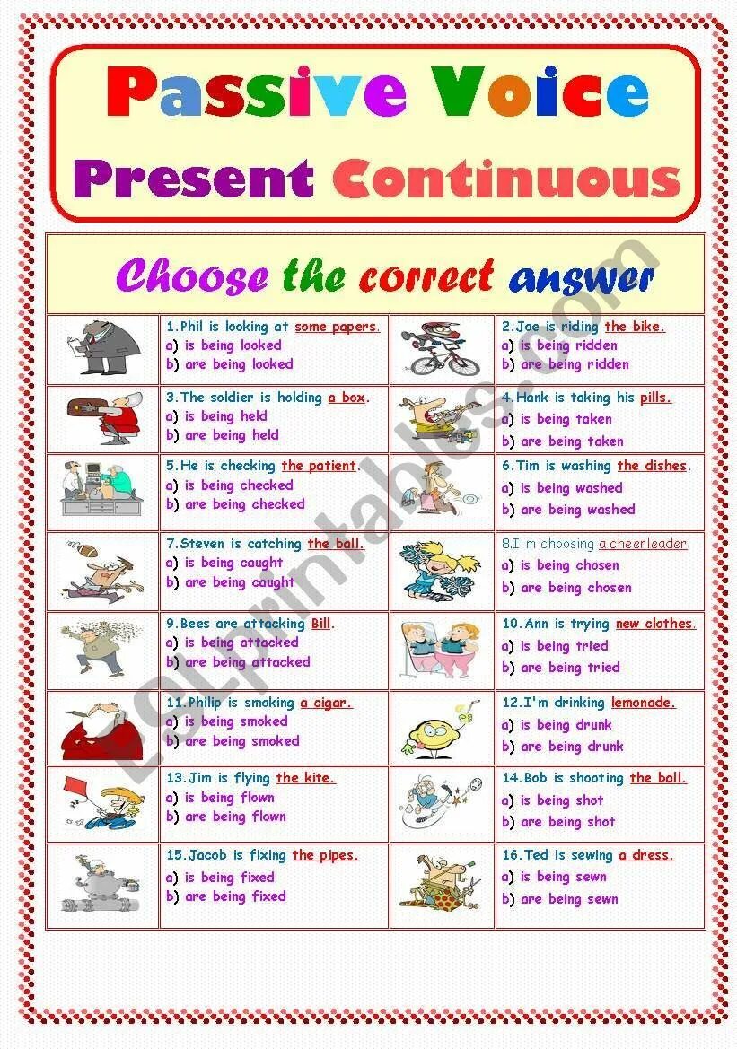 Past continuous voice. Present perfect Passive упражнения. Present Continuous Passive. Passive упражнения. Пассивный залог present Continuous.