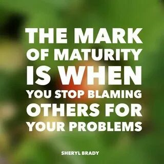 Blame others