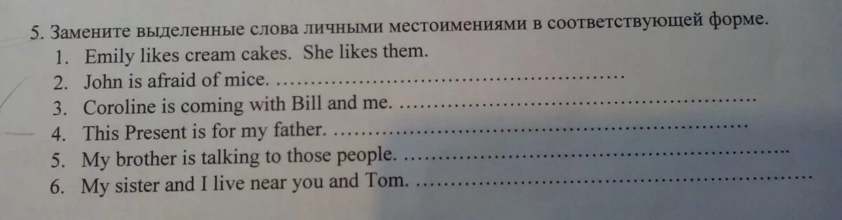 Запиши вопросы замени выделенные слова вопросом. Замени выделенные слова местоимениями. Замени выделенные слова местоимениями Lulu's Doll. Emily likes Cream Cakes she likes them.