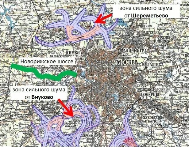 Карта помех. Схема полетов Шереметьево. Зоны аэропорта Шереметьево. Зоны шума от самолетов Шереметьево. Карта шума аэропорта Шереметьево.