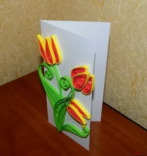 Квиллинг тюльпаны