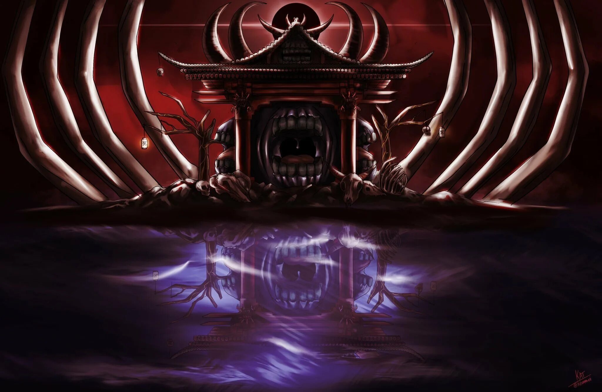 расширение территории магическая битва сукуна. алтарь концепт арт. магическая битва гробница. магическая битва аниме сукуна. гробница арт.