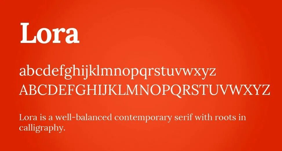 Lore font