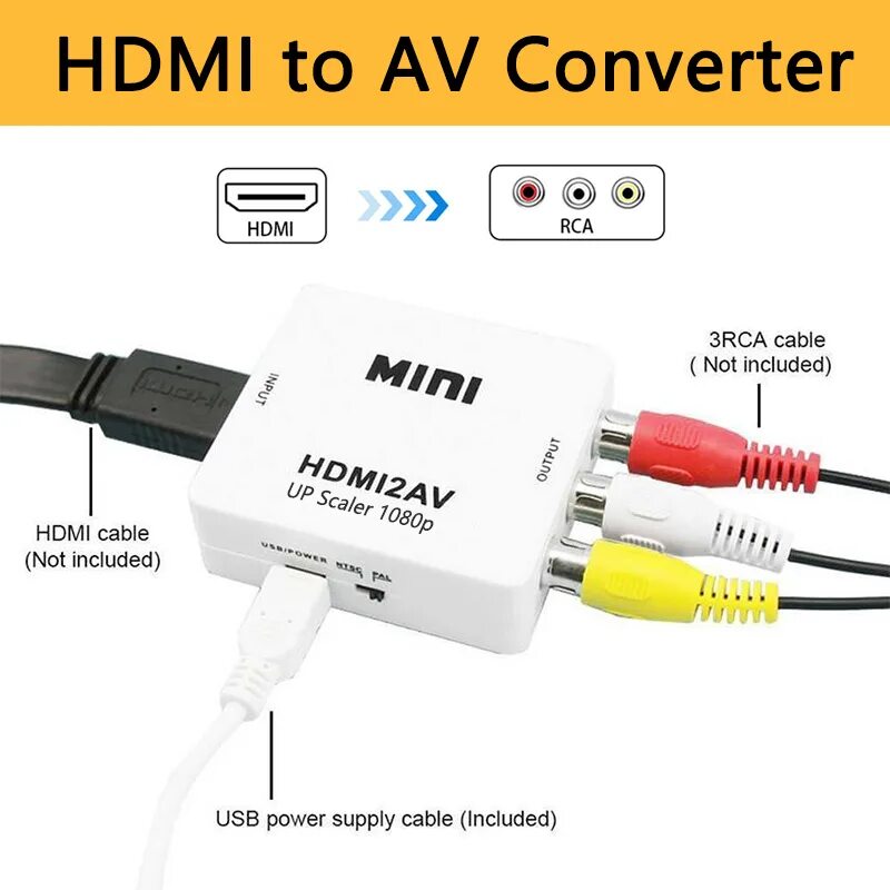 Адаптер Mini av 2 HDMI Converter 3 RCA 1080p. Mini av HDMI hdmi2av CVBS, конвертер. Адаптер h123 Mini hdmi2av 1080p Converter to 3 RCA. Up Scaler 1080 преобразователь hdmi2av. Av converter