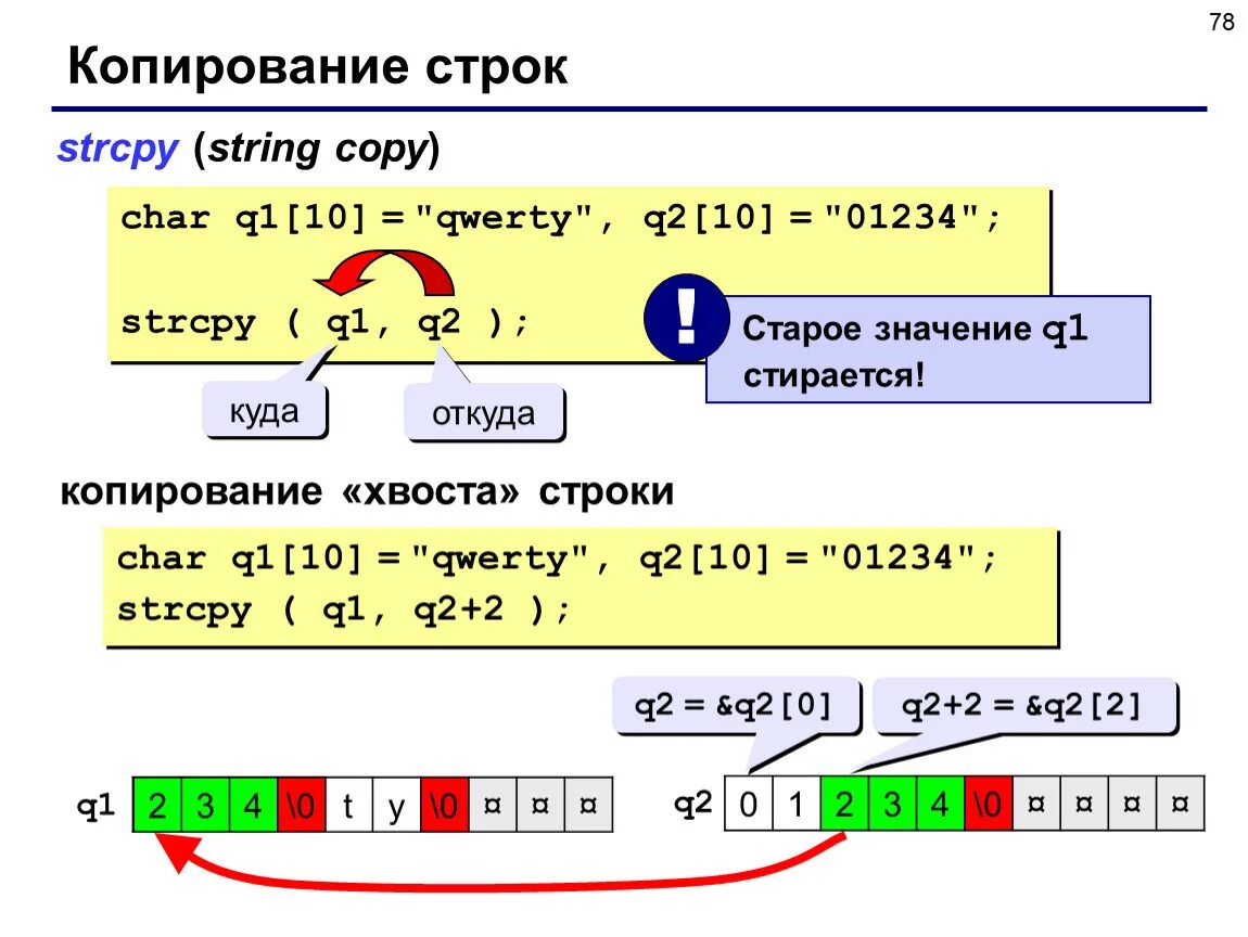 J строка