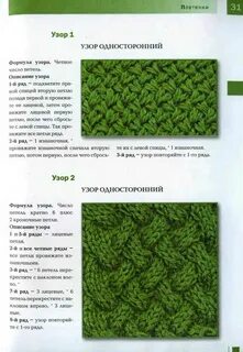 Схемы вязки спицами с описанием