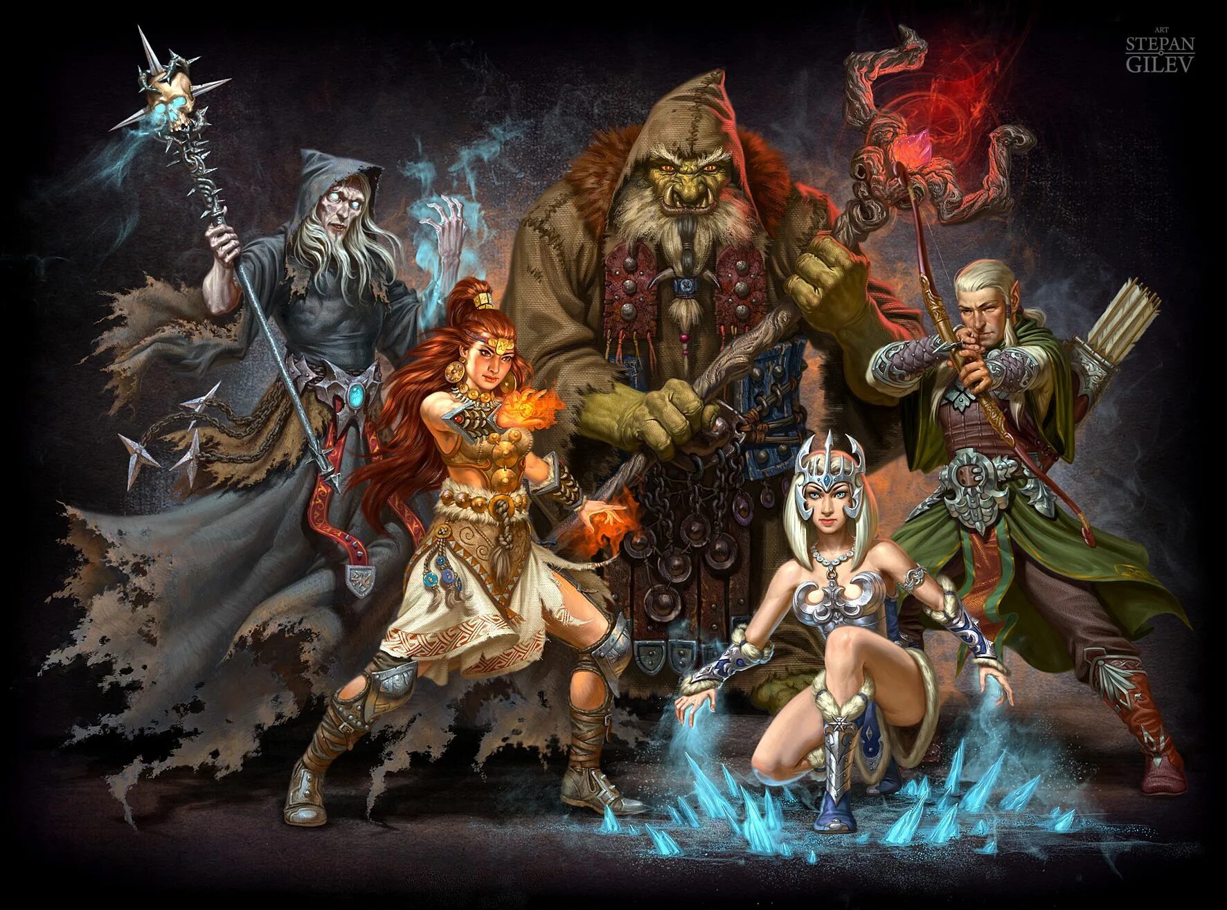 Магическая битва арты. The great mage of heroes party. Архимаг вернувшийся спустя 4000. The great mage of heroes party. Кобальт днд арт.