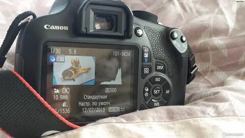 Пробег фотоаппарата canon