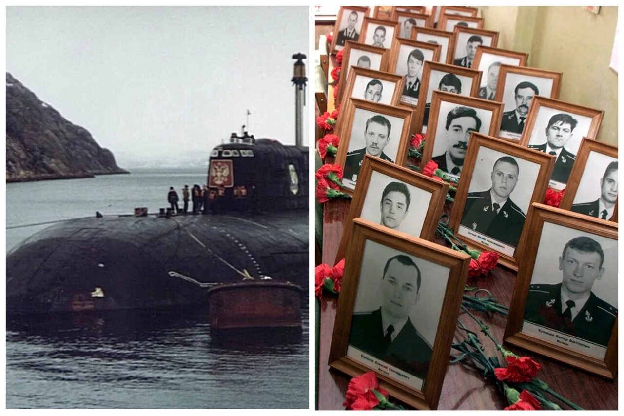 В России почтят память моряков, погибших на подводной лодке Курск