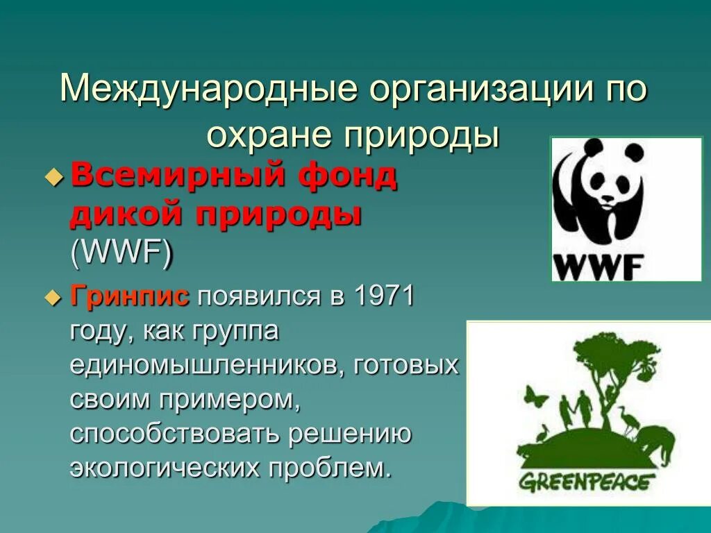 Данные об охране организаций. Организации по охране природы. Всемирная организация по защите природы. Всемирные организации по охране природы. Международные организации охраны природы.