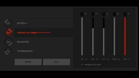 Настройка rainbow six