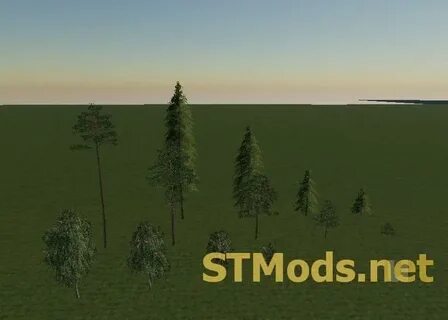 Деревья farming simulator