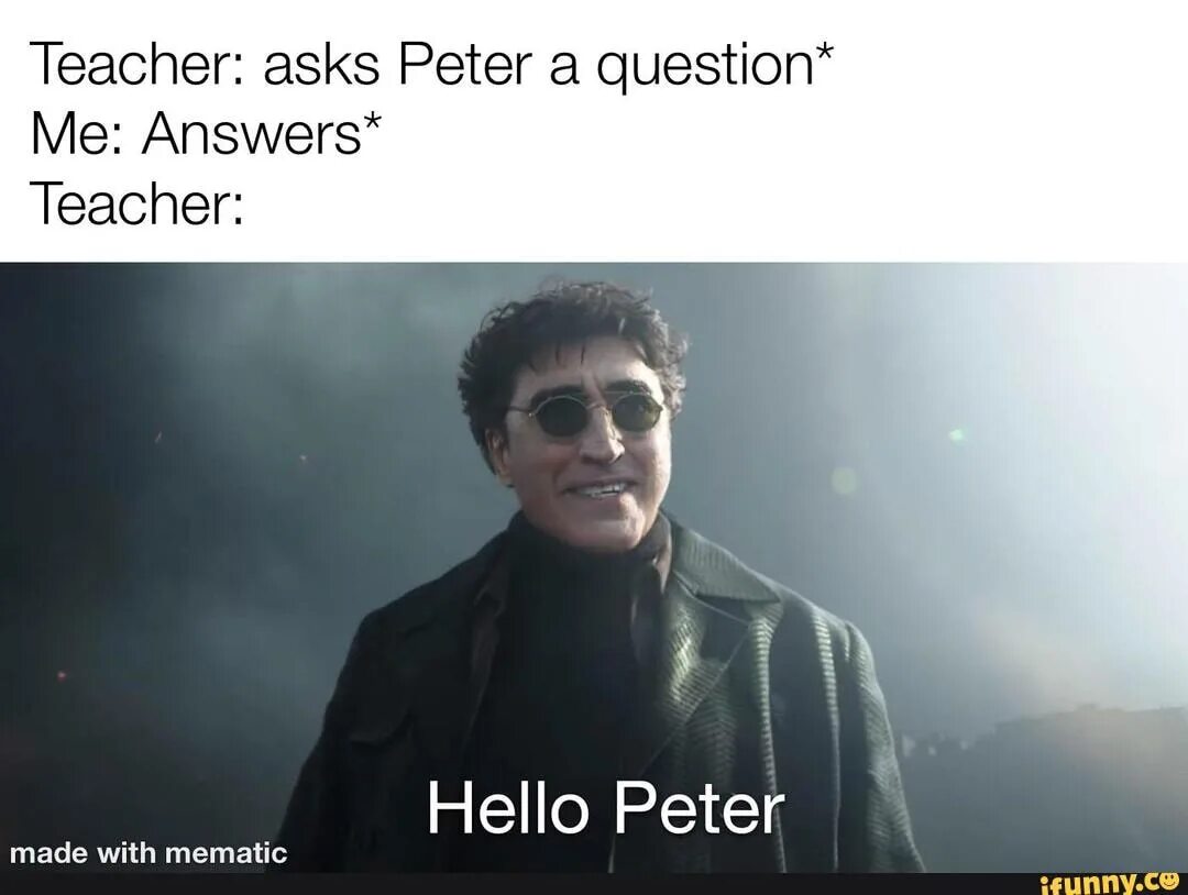 Peter asked