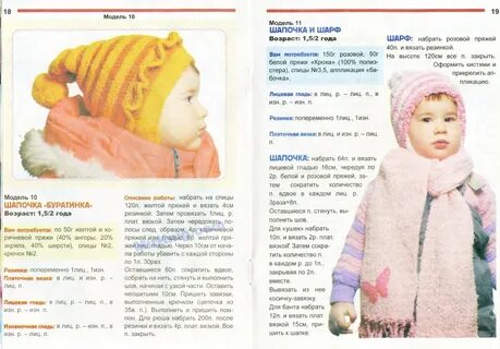 Вязание шапочки для девочки спицами с описанием