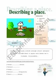 Describe a place you live