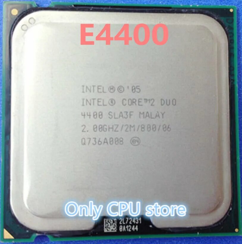 Core 4400. Core 2 Duo e4400. Процессор Intel Core 2 Duo 4400 sla3f. Процессор Intel Core 2 Duo 4400 sla3f 2m/800/86. Intel Core 2 Duo 4400 sla3f Malay 2ghz/2m/800/06.
