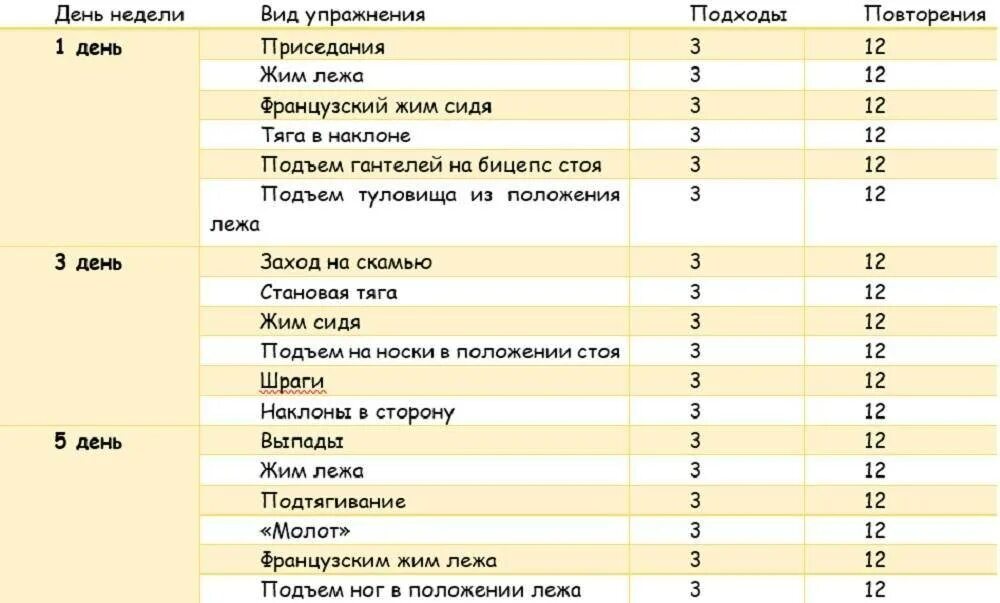 Упражнения в домашних условиях для мужчин программа. Программа тренировок для набора массы с гантелями. План тренировок дома для мужчин для набора мышечной массы. График тренировок для набора мышечной массы. План тренировок с гантелями дома.