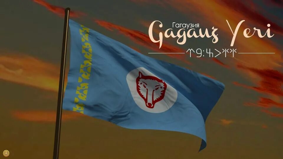 Гагаузский флаг. Флаг Гагаузии. Гагаузский флаг с волком.